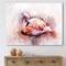 Designart - Portrait of Pink Flamingo III - Farmhouse Canvas Wall Art Print
